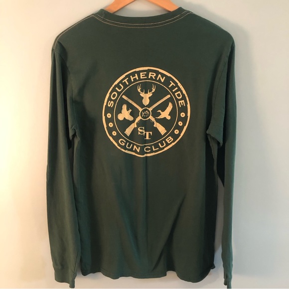 Southern Tide Gun Club Men’s Pocket Tee. Size Medium. - Picture 2 of 9
